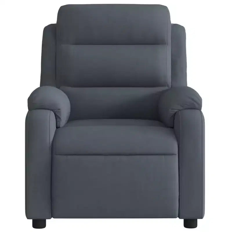 vidaXL Electric Massage Recliner Chair Velvet Standard