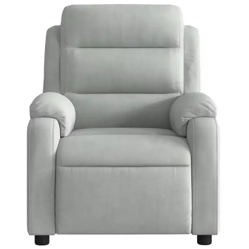 vidaXL Electric Massage Recliner Chair Velvet Standard