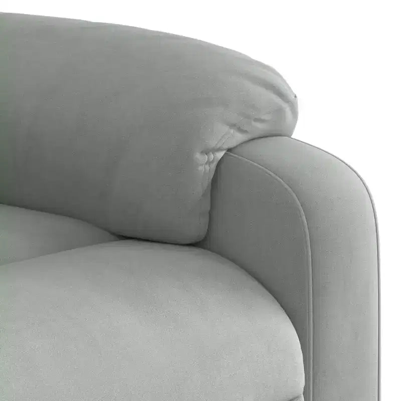 vidaXL Electric Massage Recliner Chair Velvet Standard