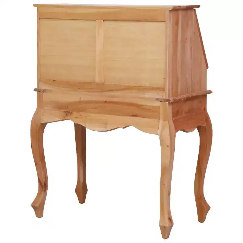vidaXL Secretary Desk Office Writing Table with Drawers Solid Wood Mahogany