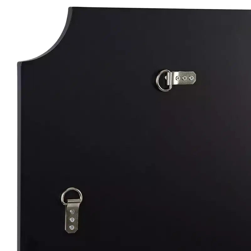 Noble Park Jacinda 30 x 40 Cut Edge Black Wall Mirror