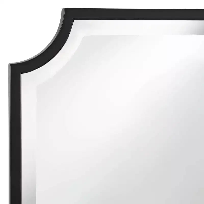 Noble Park Jacinda 30 x 40 Cut Edge Black Wall Mirror