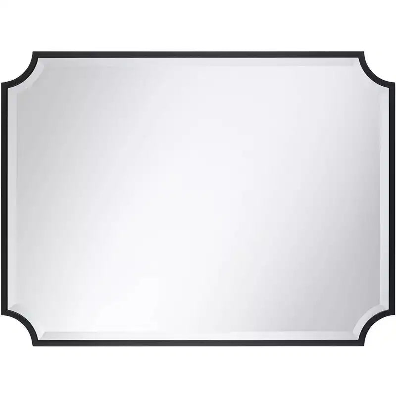 Noble Park Jacinda 30 x 40 Cut Edge Black Wall Mirror