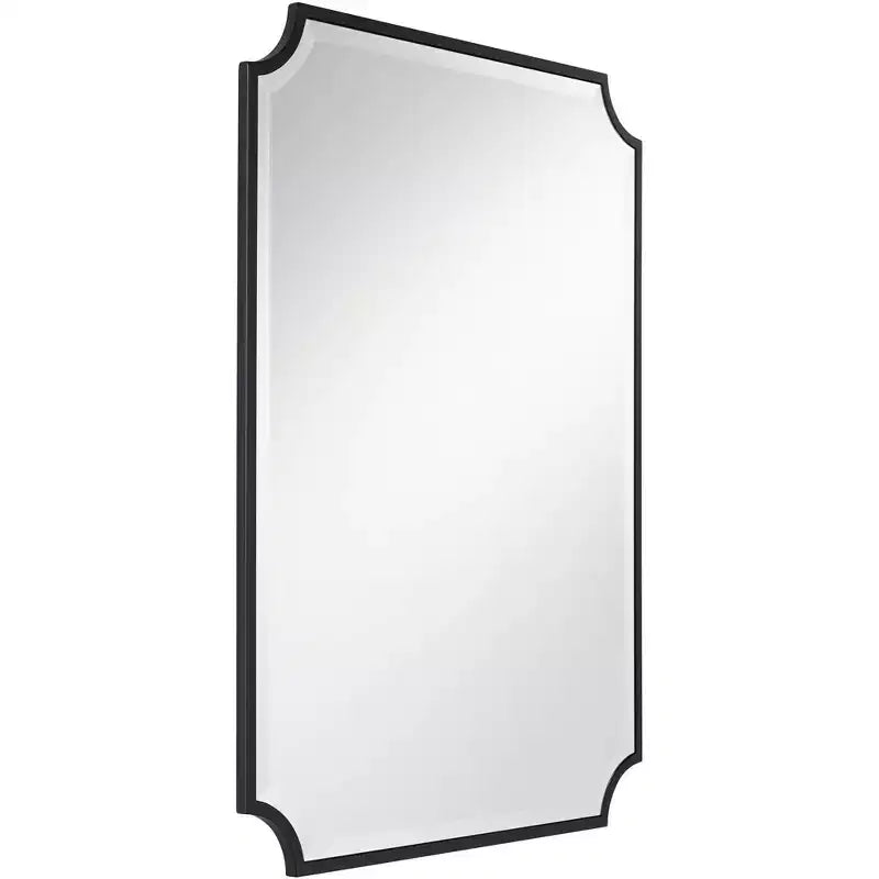 Noble Park Jacinda 30 x 40 Cut Edge Black Wall Mirror
