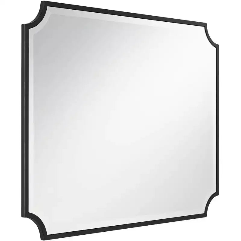 Noble Park Jacinda 30 x 40 Cut Edge Black Wall Mirror