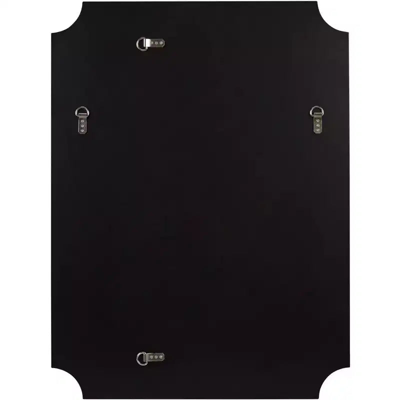 Noble Park Jacinda 30 x 40 Cut Edge Black Wall Mirror
