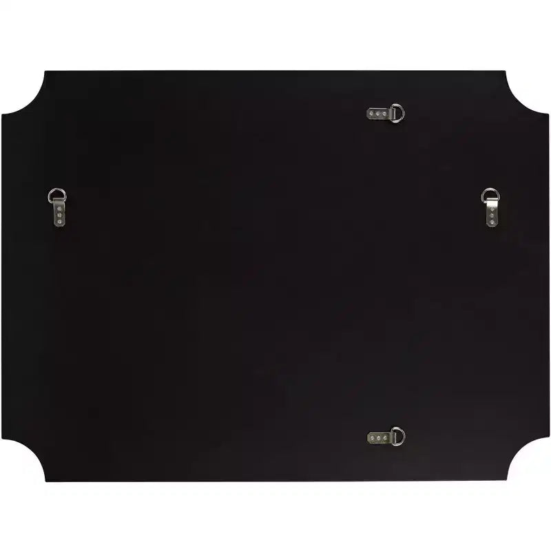 Noble Park Jacinda 30 x 40 Cut Edge Black Wall Mirror