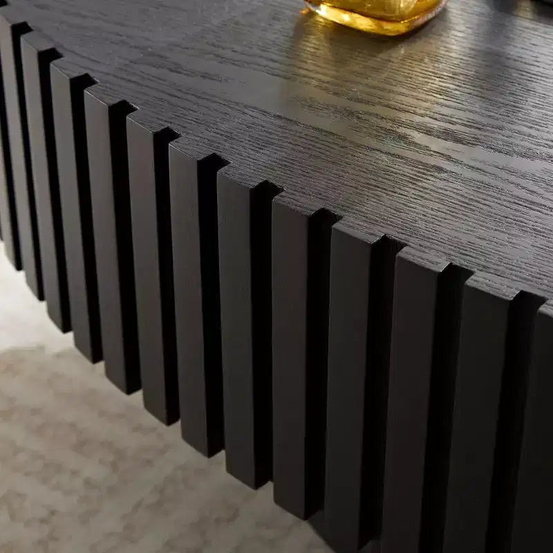 GDFStudio Gali Modern Handcraft Drum Coffee Table