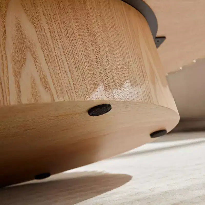 GDFStudio Ilra Modern Handcraft Drum Coffee Table
