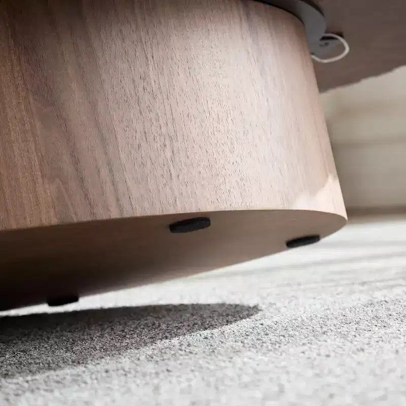 GDFStudio Ilra Modern Handcraft Drum Coffee Table