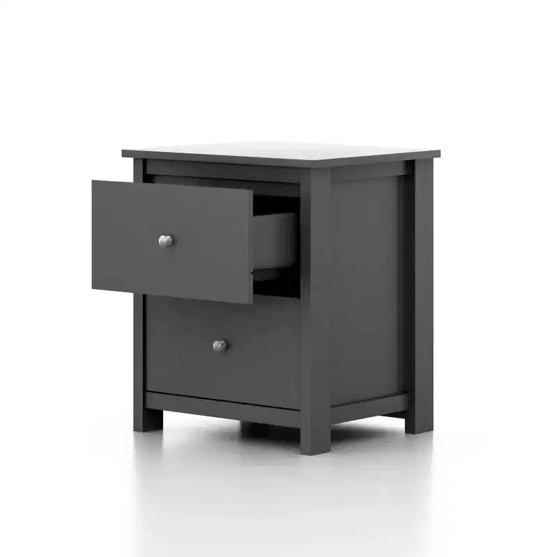 Galano 2-Drawer Nightstand with Storage 18.7 W 15.7 D 21.8 H