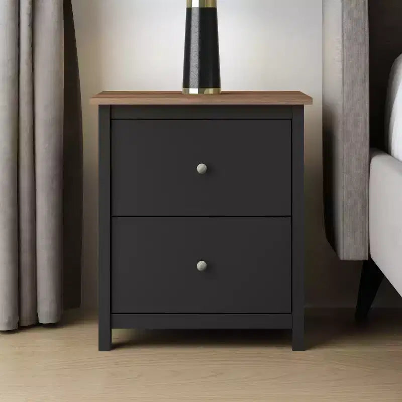 Galano 2-Drawer Nightstand with Storage 18.7 W 15.7 D 21.8 H