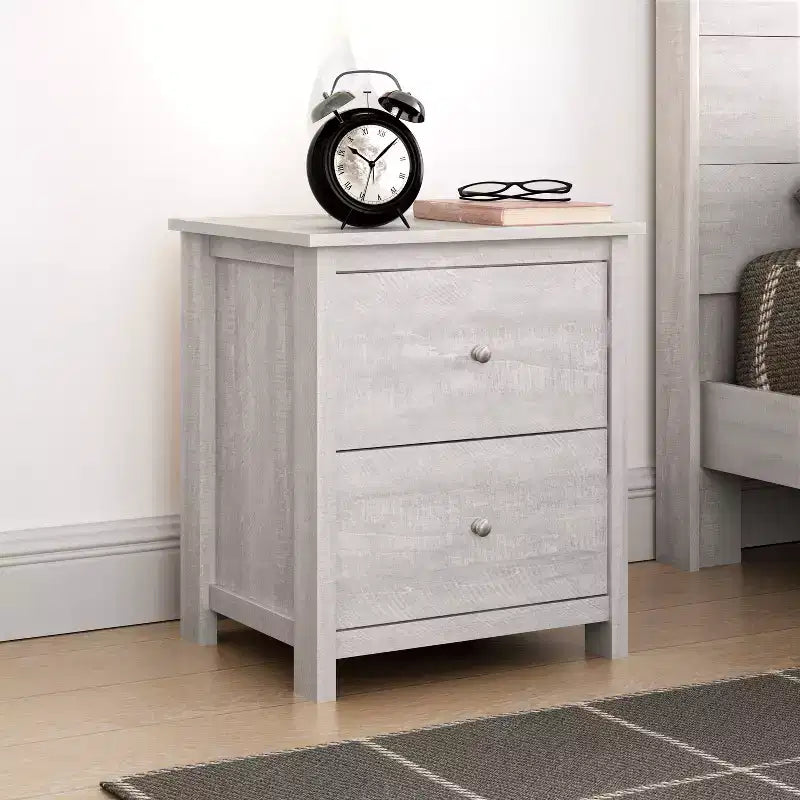 Galano 2-Drawer Nightstand with Storage 18.7 W 15.7 D 21.8 H
