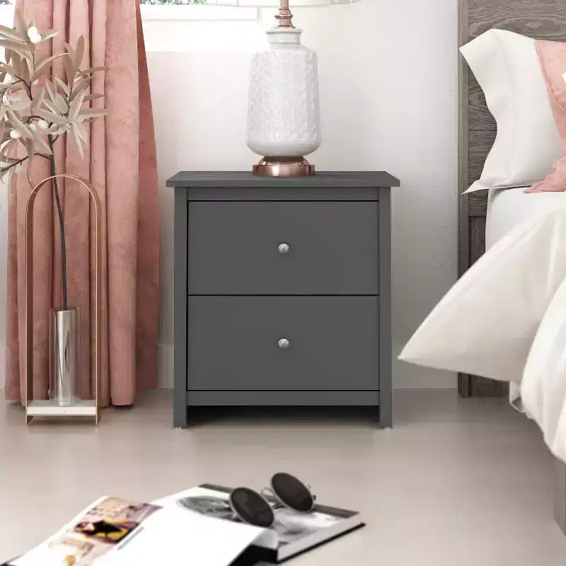 Galano 2-Drawer Nightstand with Storage 18.7 W 15.7 D 21.8 H