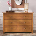 Galano 6-Drawer Double Dresser with Interlock Safety 46.9 W 16.4 D 32.0 H