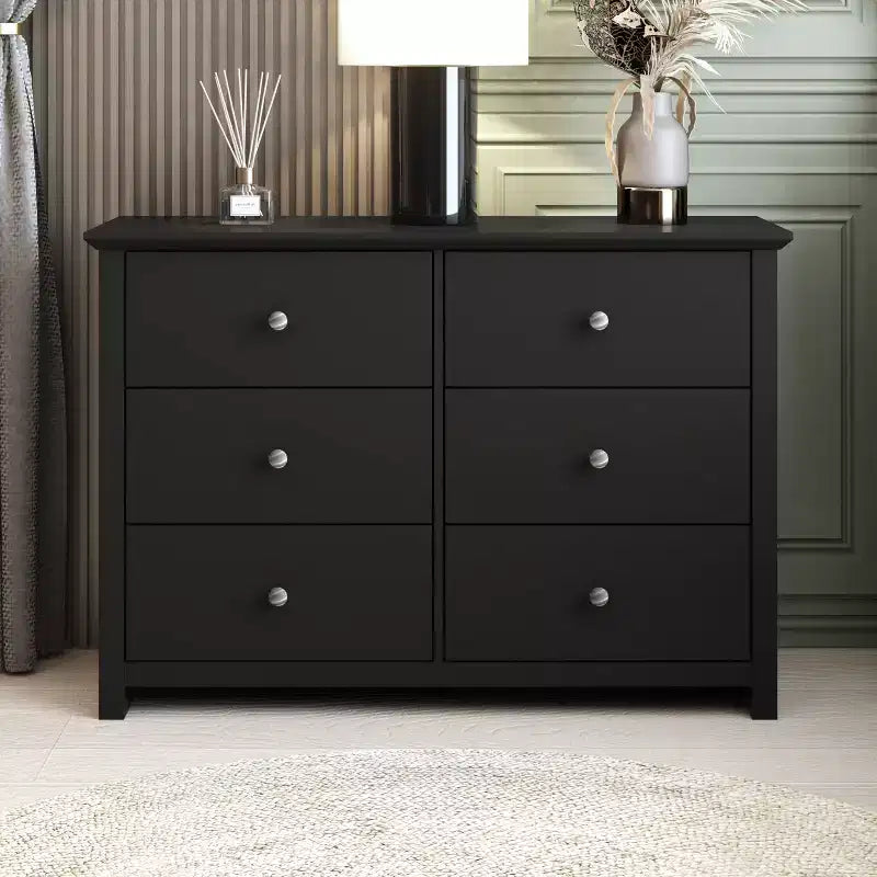 Galano 6-Drawer Double Dresser with Interlock Safety 46.9 W 16.4 D 32.0 H