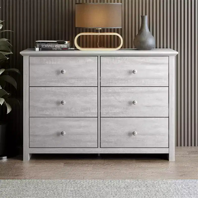 Galano 6-Drawer Double Dresser with Interlock Safety 46.9 W 16.4 D 32.0 H