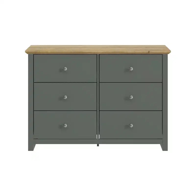 Galano 6-Drawer Double Dresser with Interlock Safety 46.9 W 16.4 D 32.0 H
