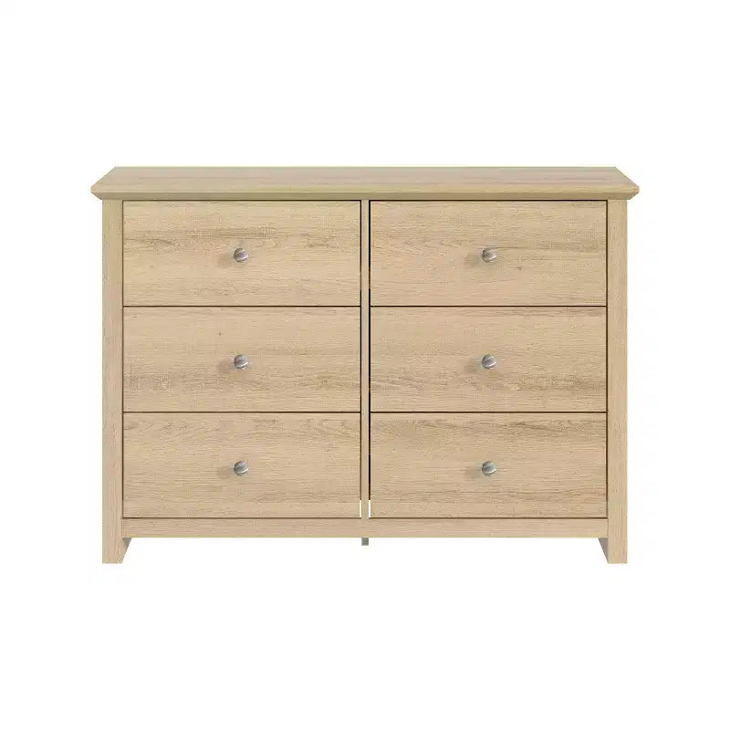 Galano 6-Drawer Double Dresser with Interlock Safety 46.9 W 16.4 D 32.0 H