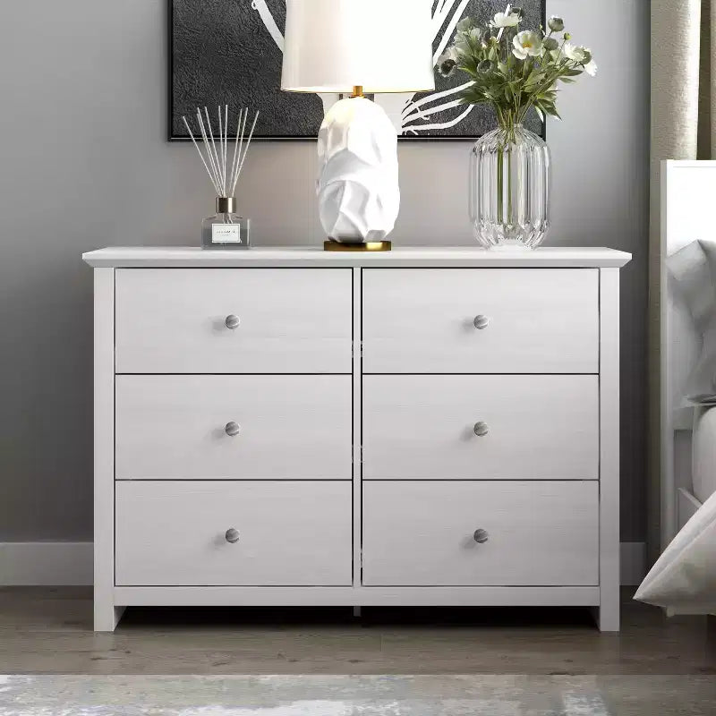 Galano 6-Drawer Double Dresser with Interlock Safety 46.9 W 16.4 D 32.0 H