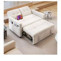 Balconera 3 In 1 Fabric Futon Couches Reclining Backrest Convertible Sofa Bed Loveseat Sleeper Pull Out Couch with Side Storage Bag for Small Spaces
