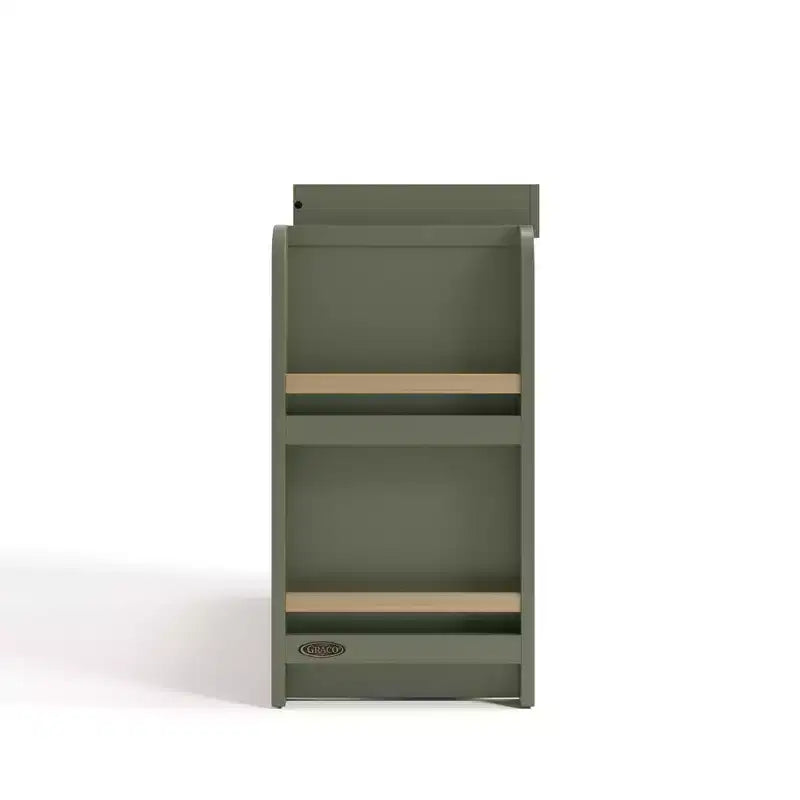 Graco Read-with-Me 3 Drawer Chest with Bookshelves and Removable Changing Topper