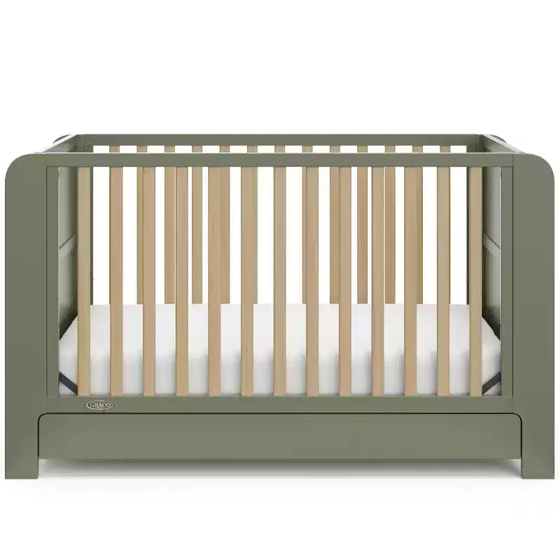 Graco Read-with-Me 4-in-1 Convertible Crib with Drawer