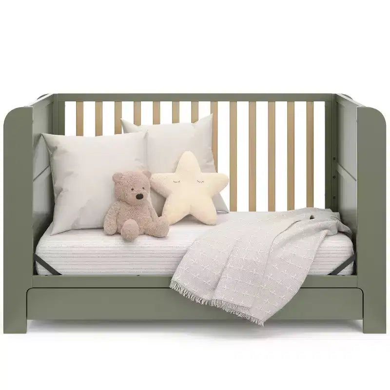 Graco Read-with-Me 4-in-1 Convertible Crib with Drawer