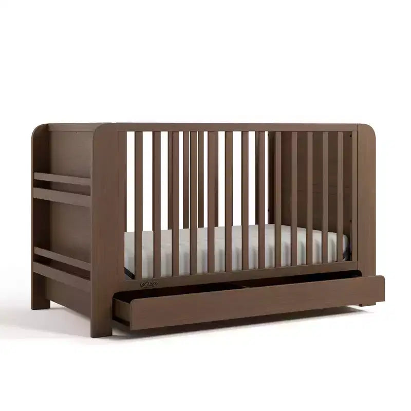Graco Read-with-Me 4-in-1 Convertible Crib with Drawer