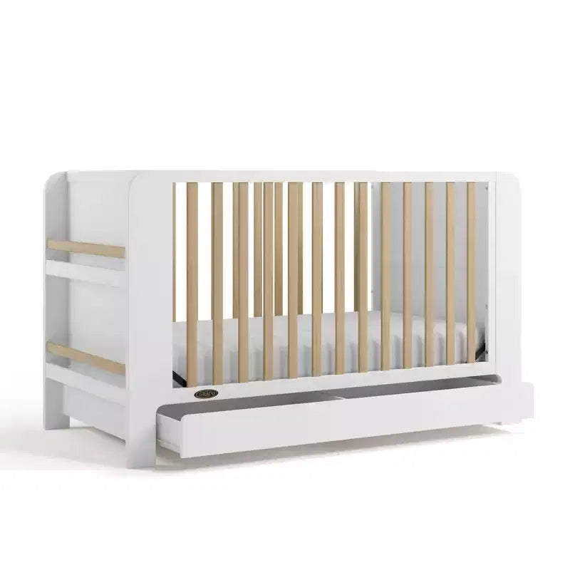 Graco Read-with-Me 4-in-1 Convertible Crib with Drawer