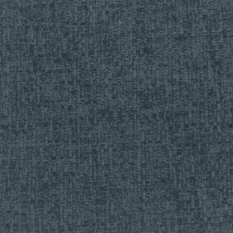 32" Luxury Square Storage Ottoman Textured Navy - HomePop: Hinged Lid, Wood Legs, Easy Assembly